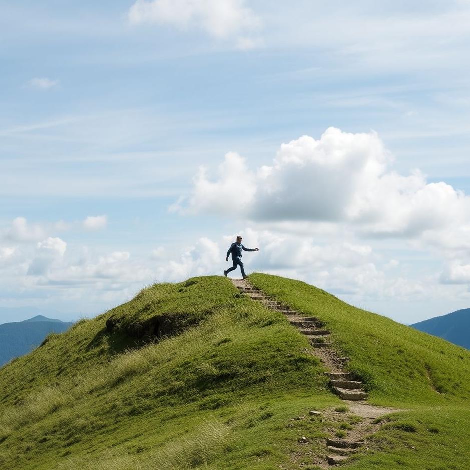 Dream : Crossing a hill 