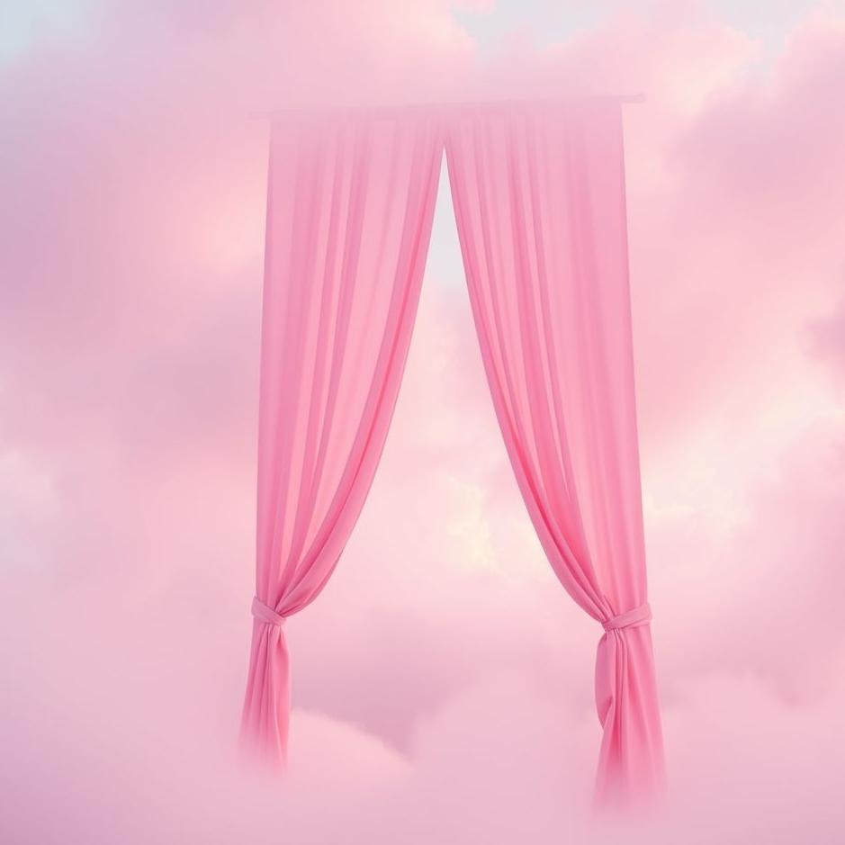 Dream : Crossing a pink curtain in a dream