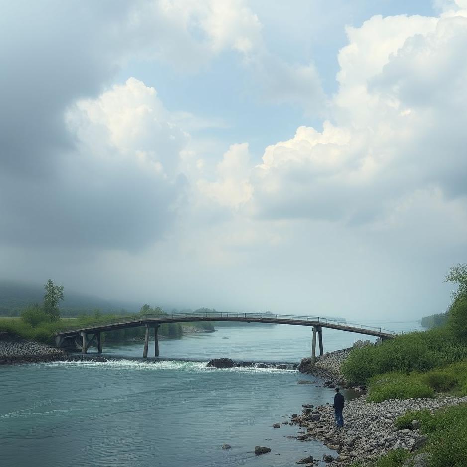 Dream : Crossing over a river in a dream