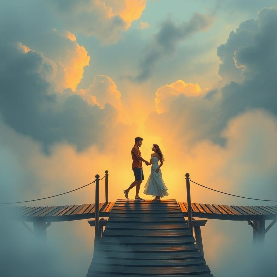 Dream : Crossing the bridge with your lover in a dream