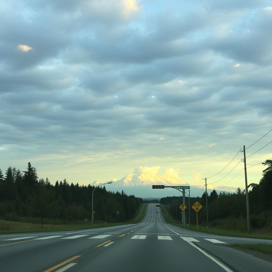 Dream : Crossing the highway in a dream