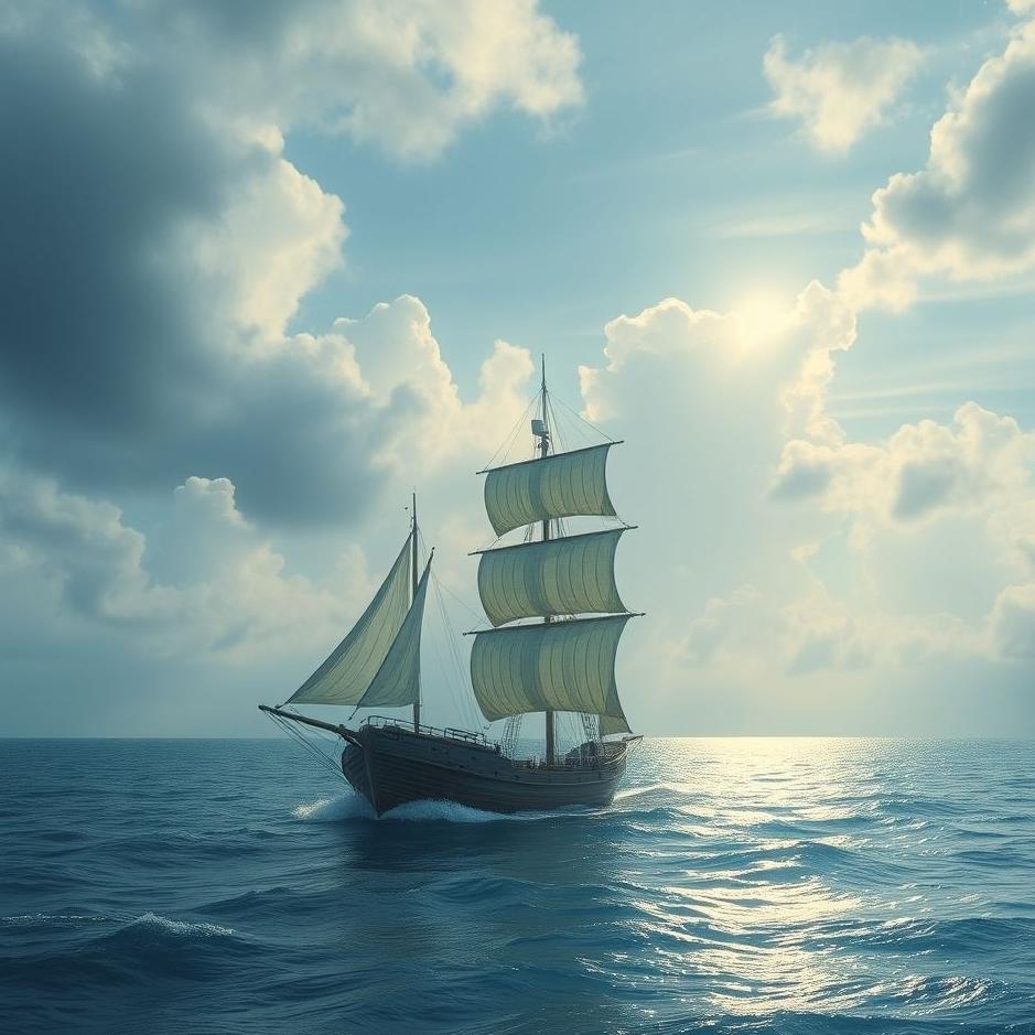 Dream : Crossing the sea with a ship in a dream