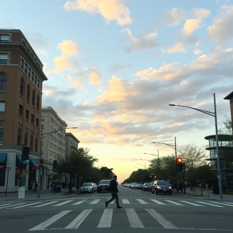 Dream : Crossing the street in a dream