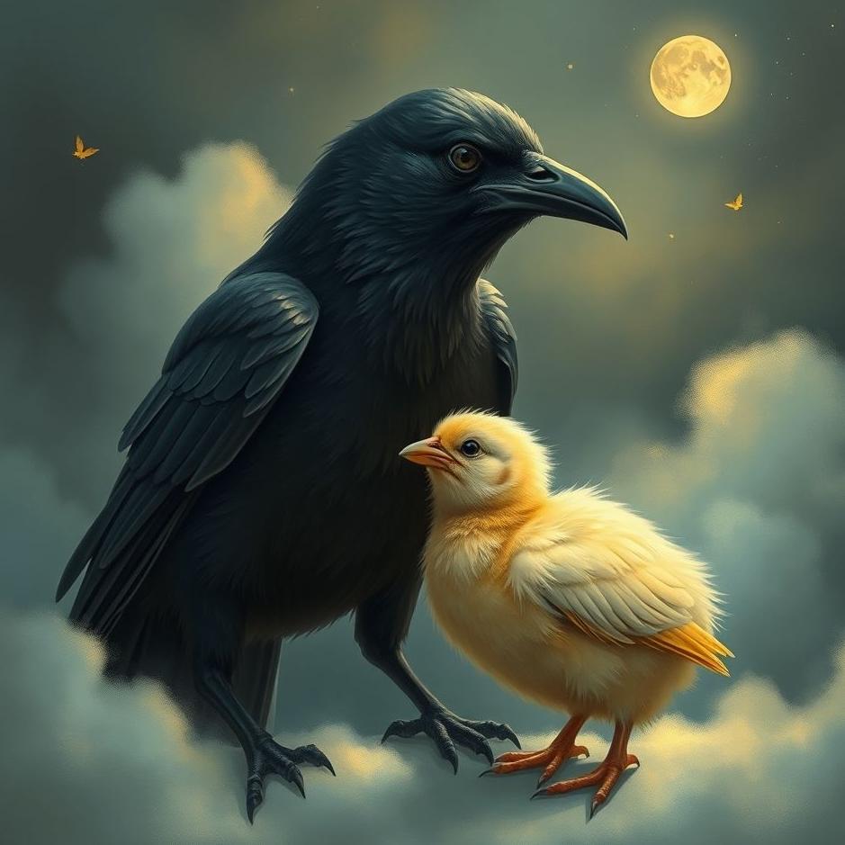 Dream : Crow eating a chick in a dream