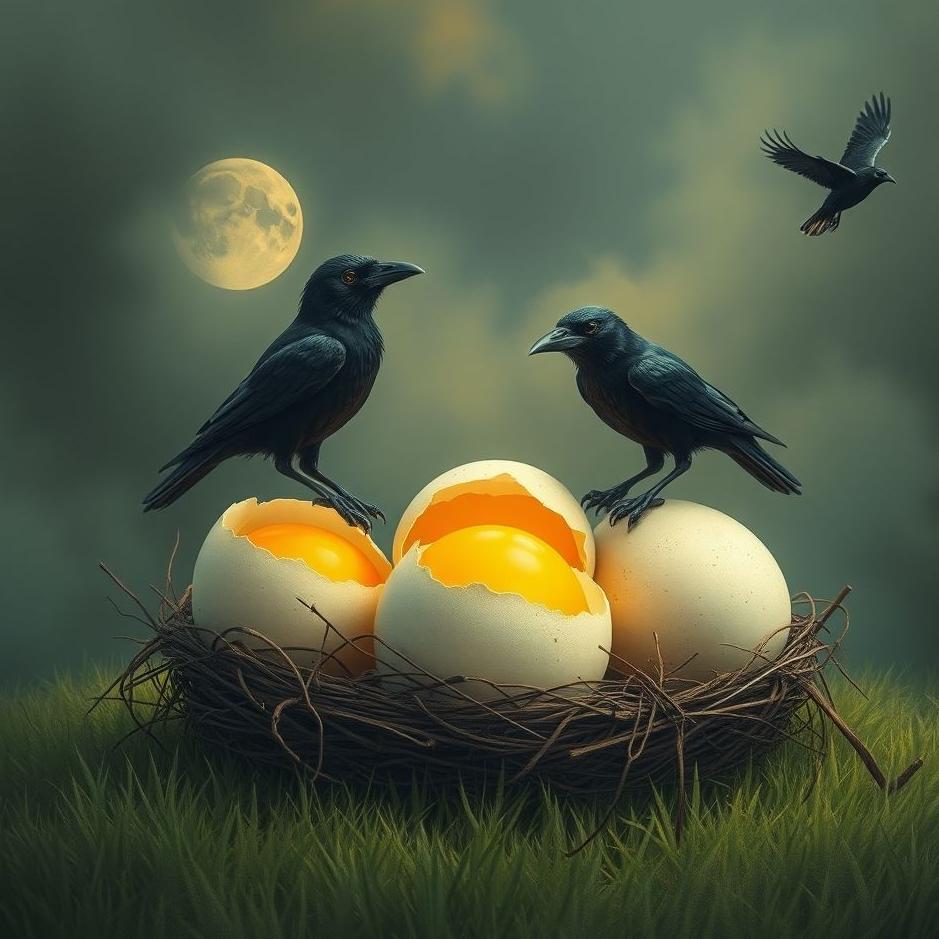 Dream : Crow eggs in a dream