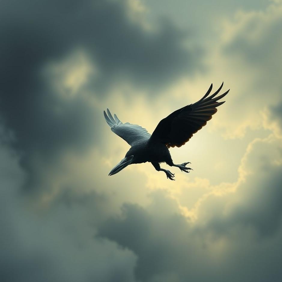 Dream : Crow running away in a dream