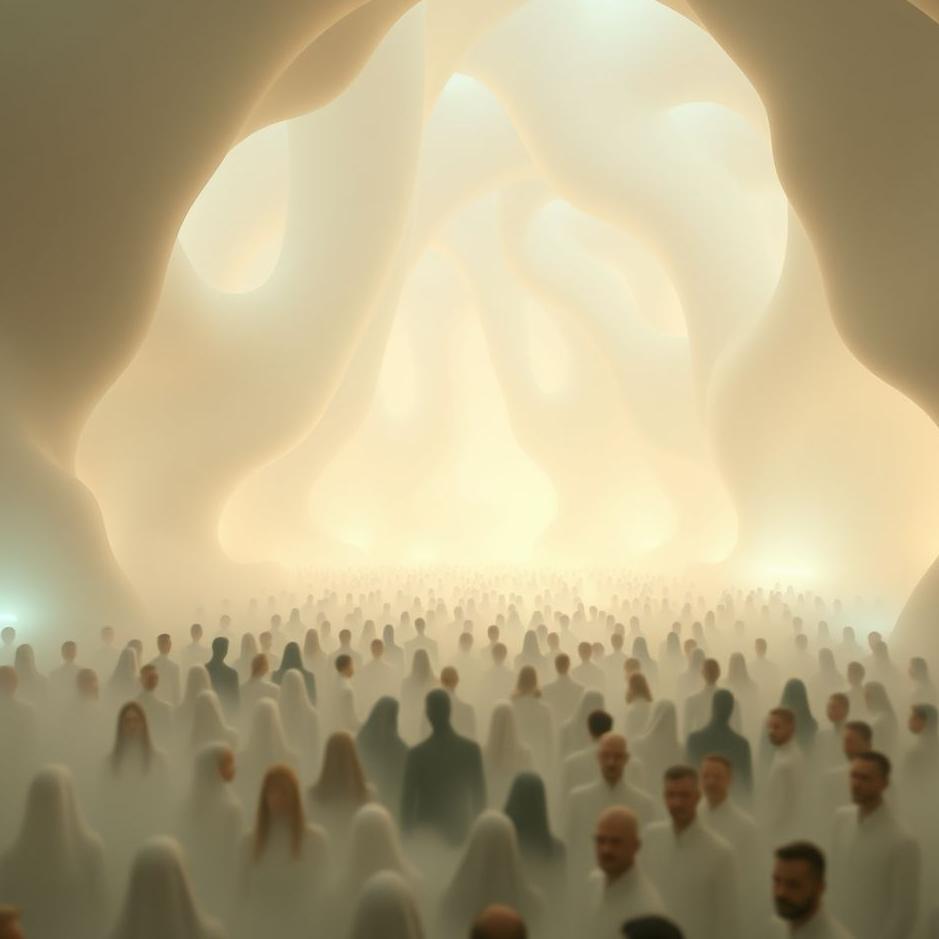 Dream : Crowd in a room in a dream