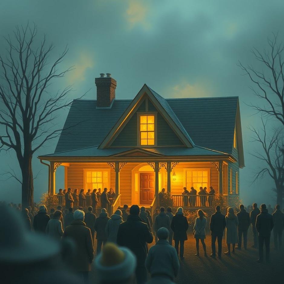 Dream : Crowd in your own house in a dream