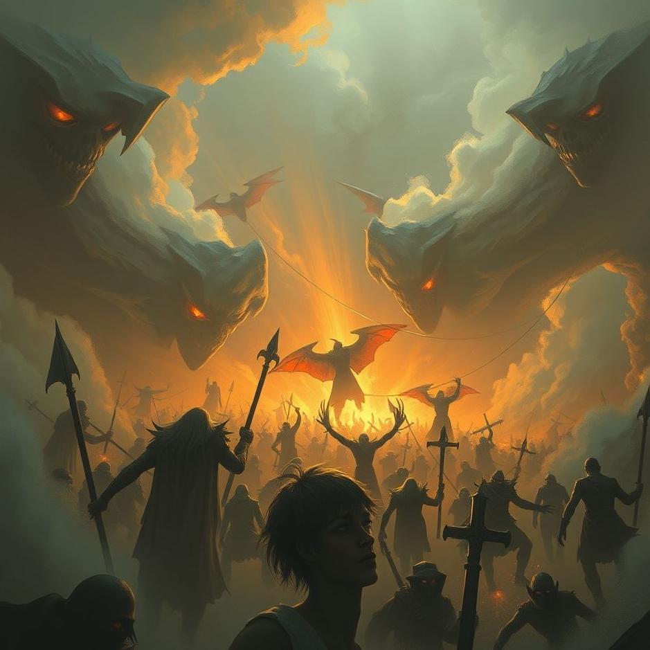 Dream : Crowd of enemies in a dream