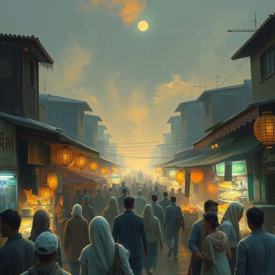 Dream : Crowded bazaar in a dream