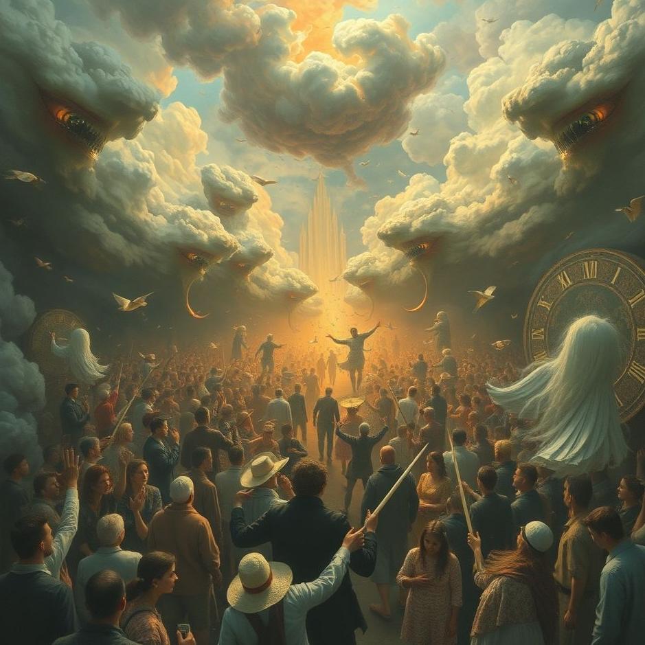 Dream : Crowded chaos in a dream