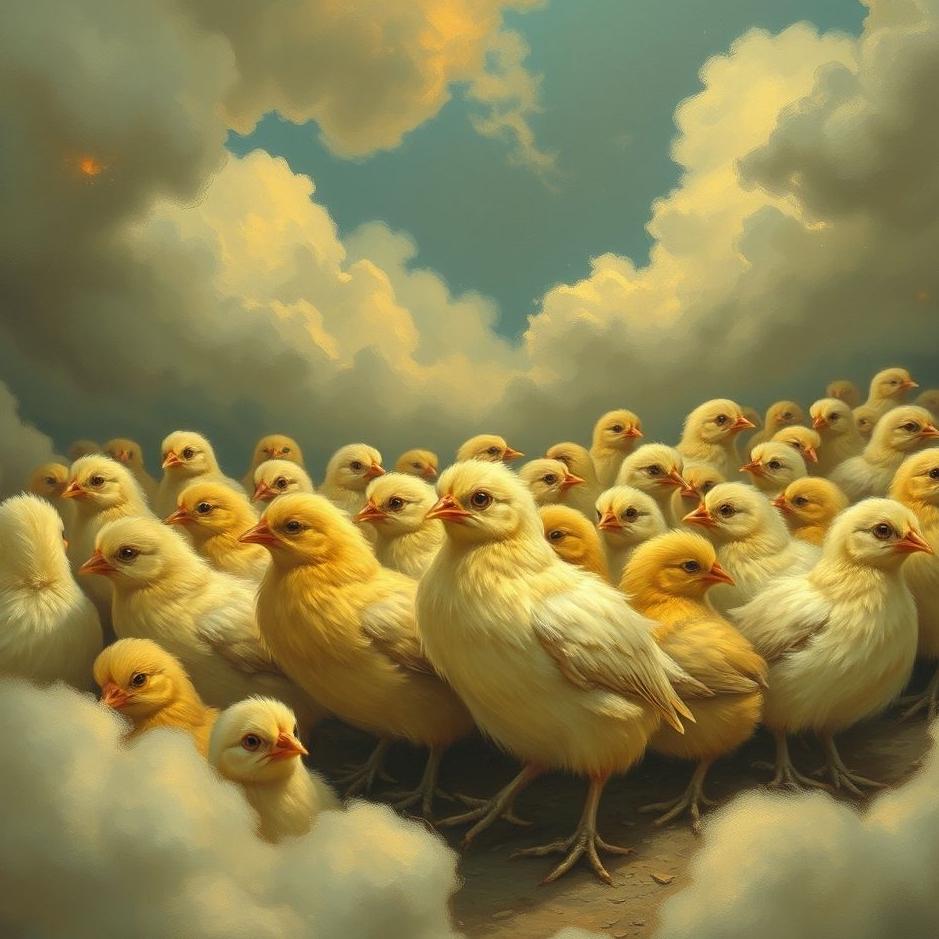 Dream : Crowded chicks in a dream