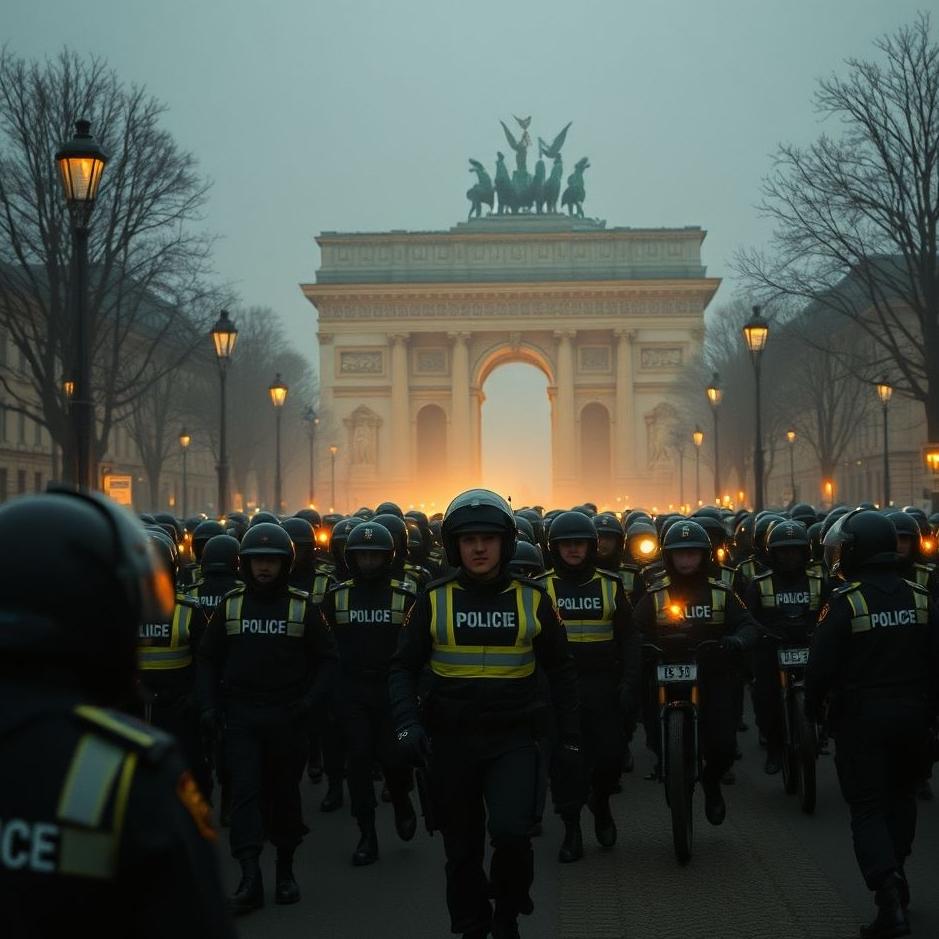 Dream : Crowded gendarmerie in a dream