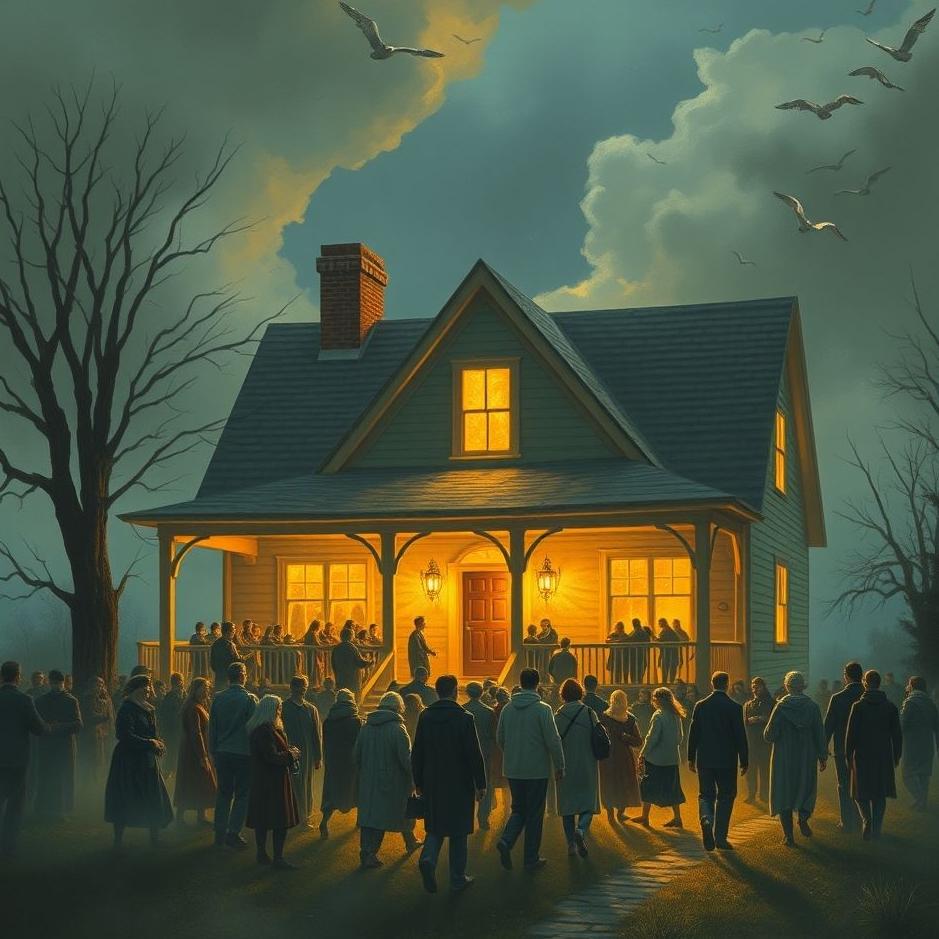Dream : Crowded people coming to the house in a dream