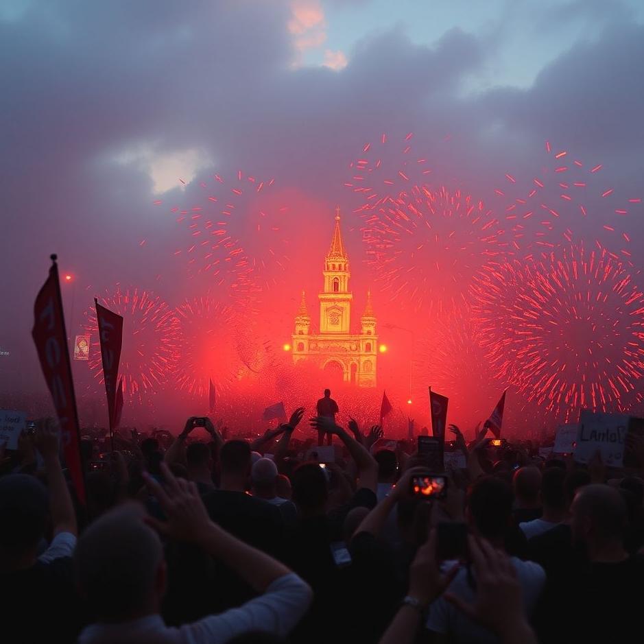 Dream : Crowded rally in a dream