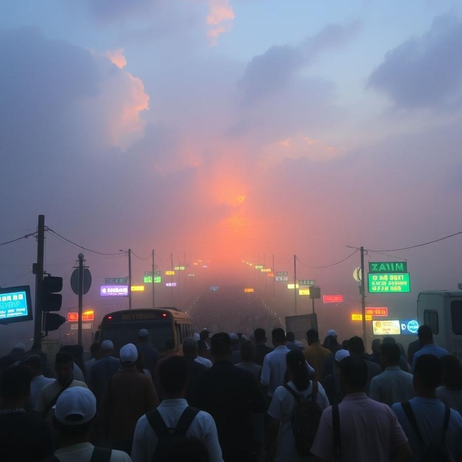 Dream : Crowded travel in a dream