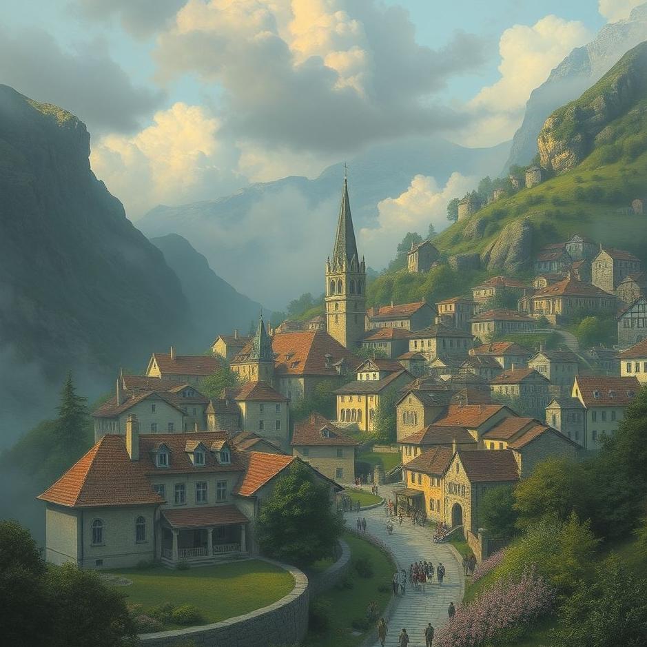 Dream : Crowded village in a dream