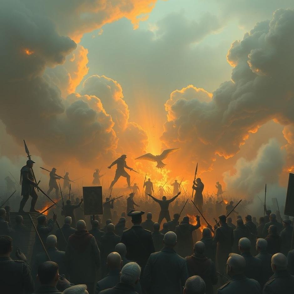 Dream : Crowded war in a dream