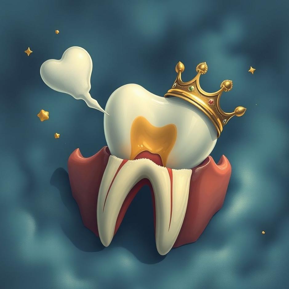 Dream : Crowned tooth removed in a dream