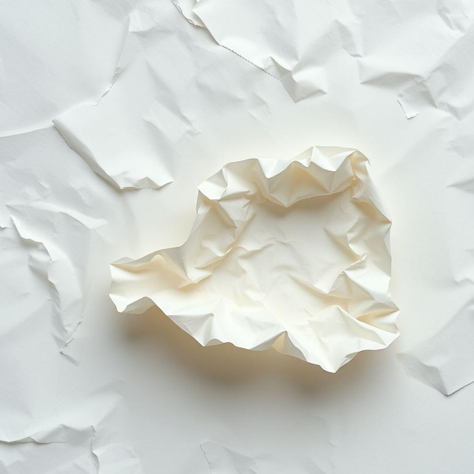 Dream : Crumpling paper in a dream