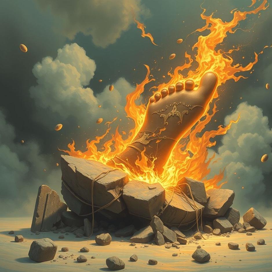 Dream : Crush with the foot in the dream