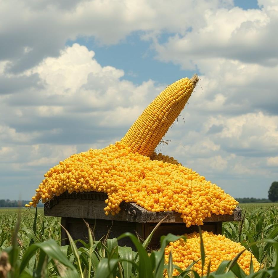 Dream : Crushing corn in a dream