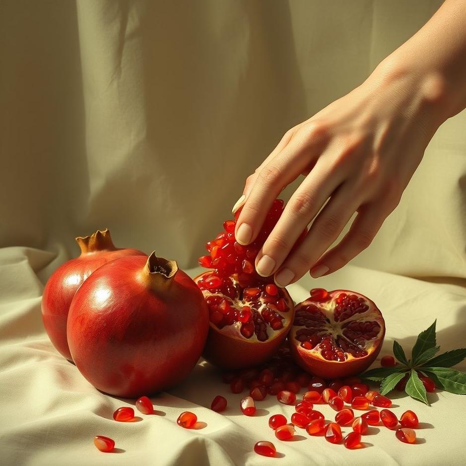 Dream : Crushing pomegranates in a dream