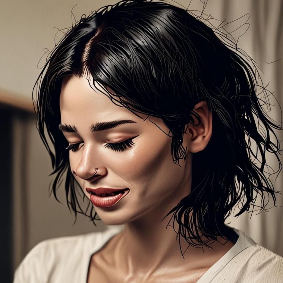 Dream : Crying after cutting hair in a dream