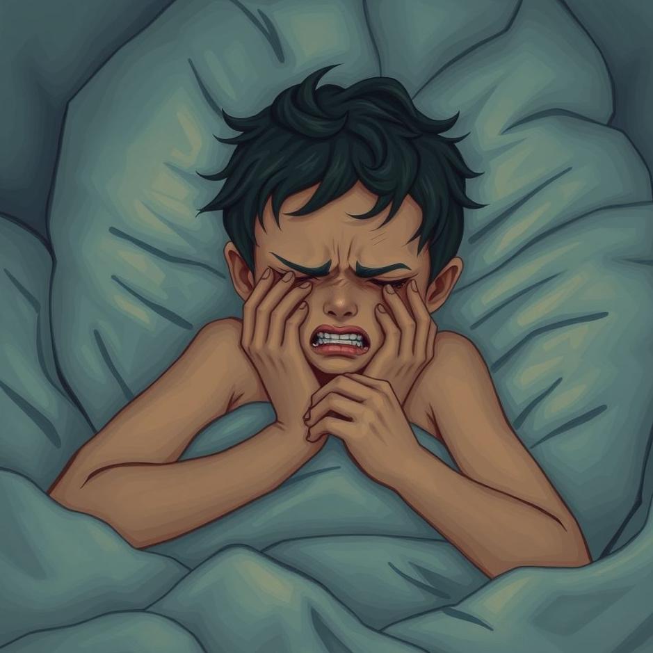 Dream : Crying angrily in a dream