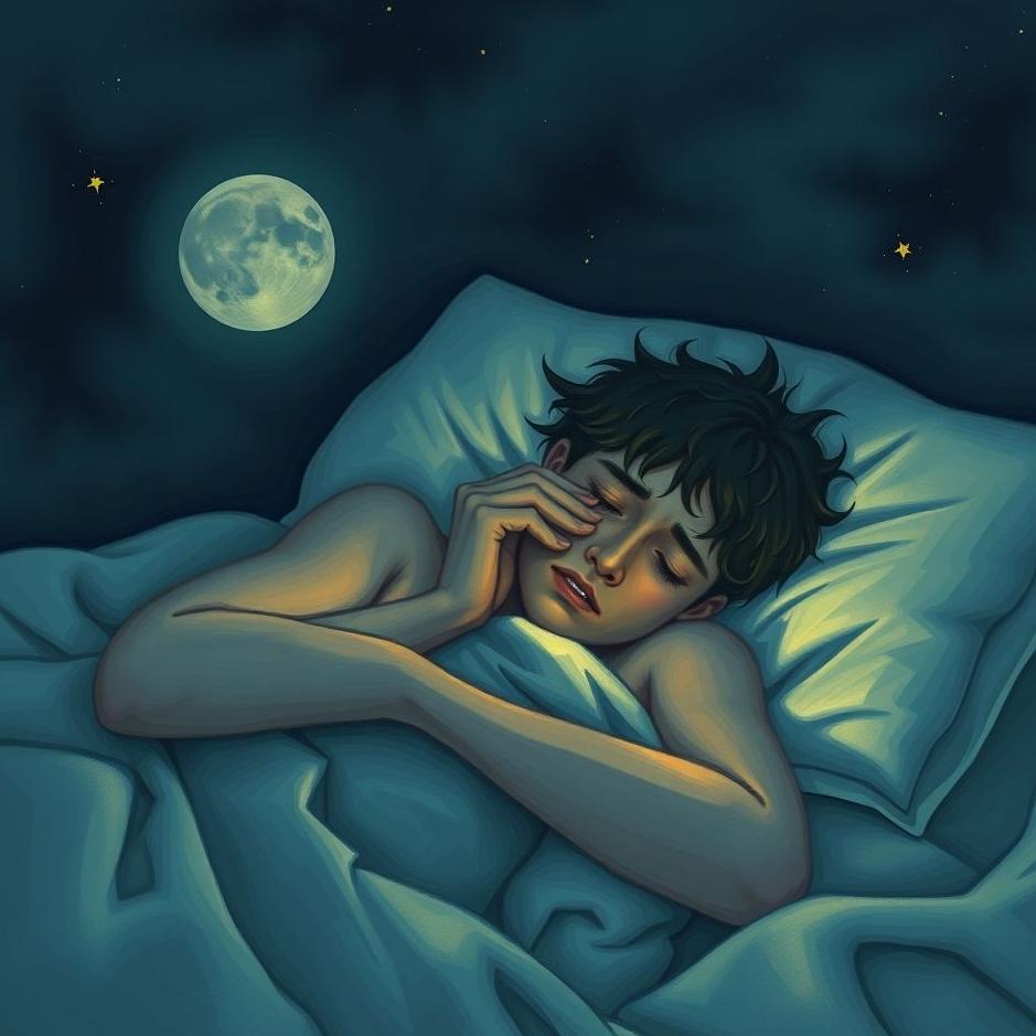 Dream : Crying at night in a dream