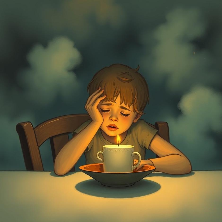 Dream : Crying at the table in a dream