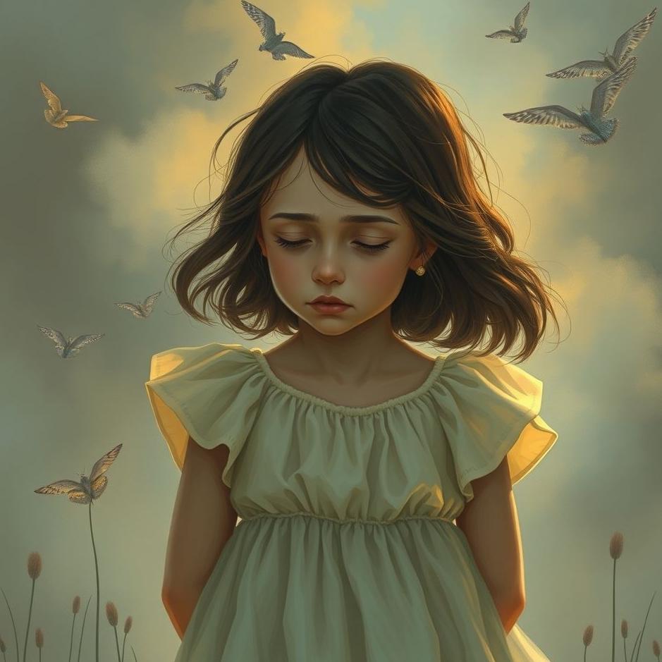 Dream : Crying behind your daughter in a dream