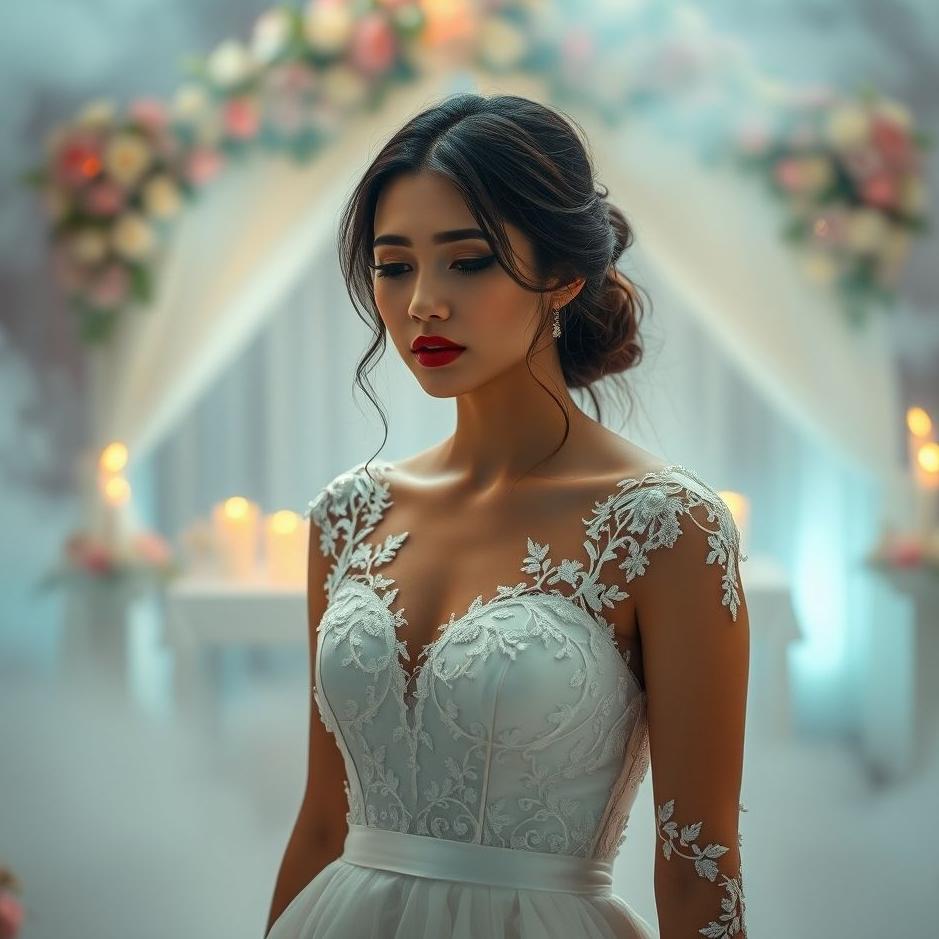 Dream : Crying in a wedding dress in a dream