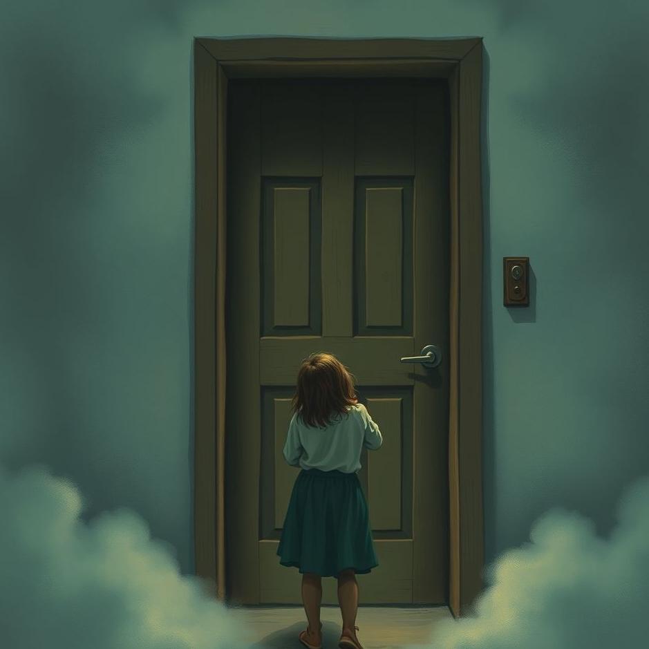 Dream : Crying in front of a door in a dream