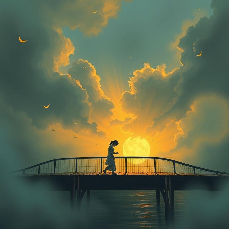 Dream : Crying on a bridge in a dream