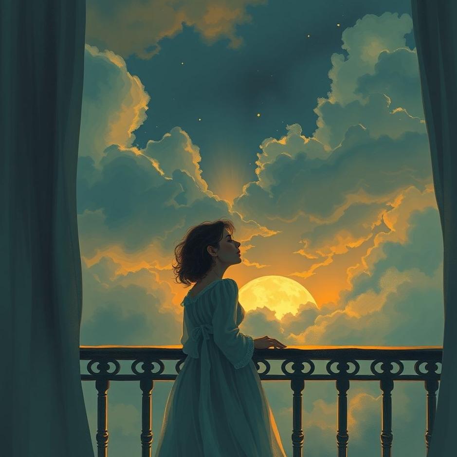 Dream : Crying on the balcony in a dream