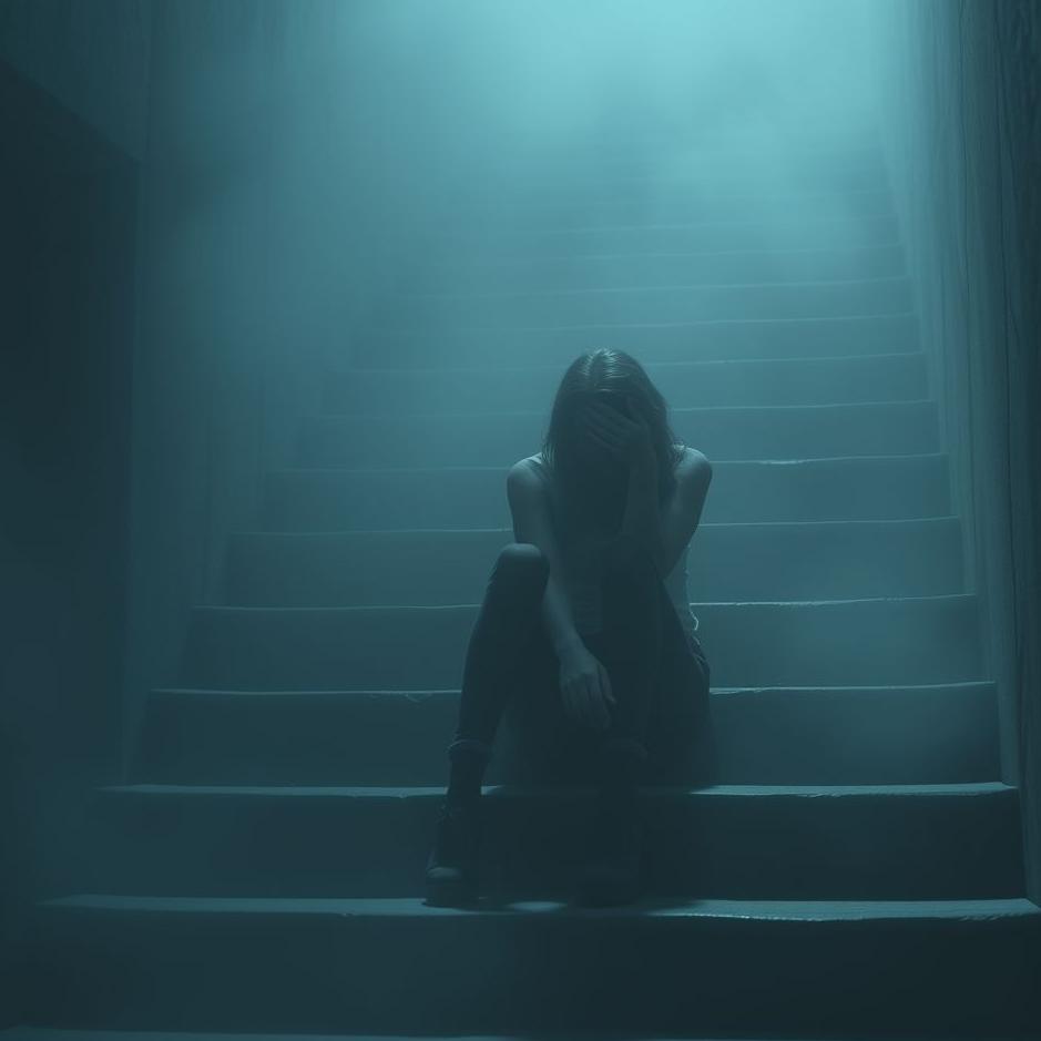 Dream : Crying on the stairs in a dream