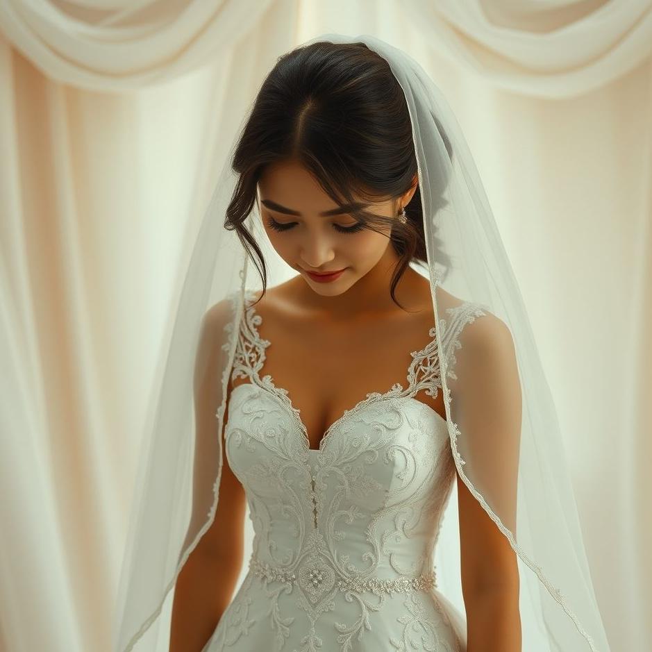 Dream : Crying over a wedding dress in a dream