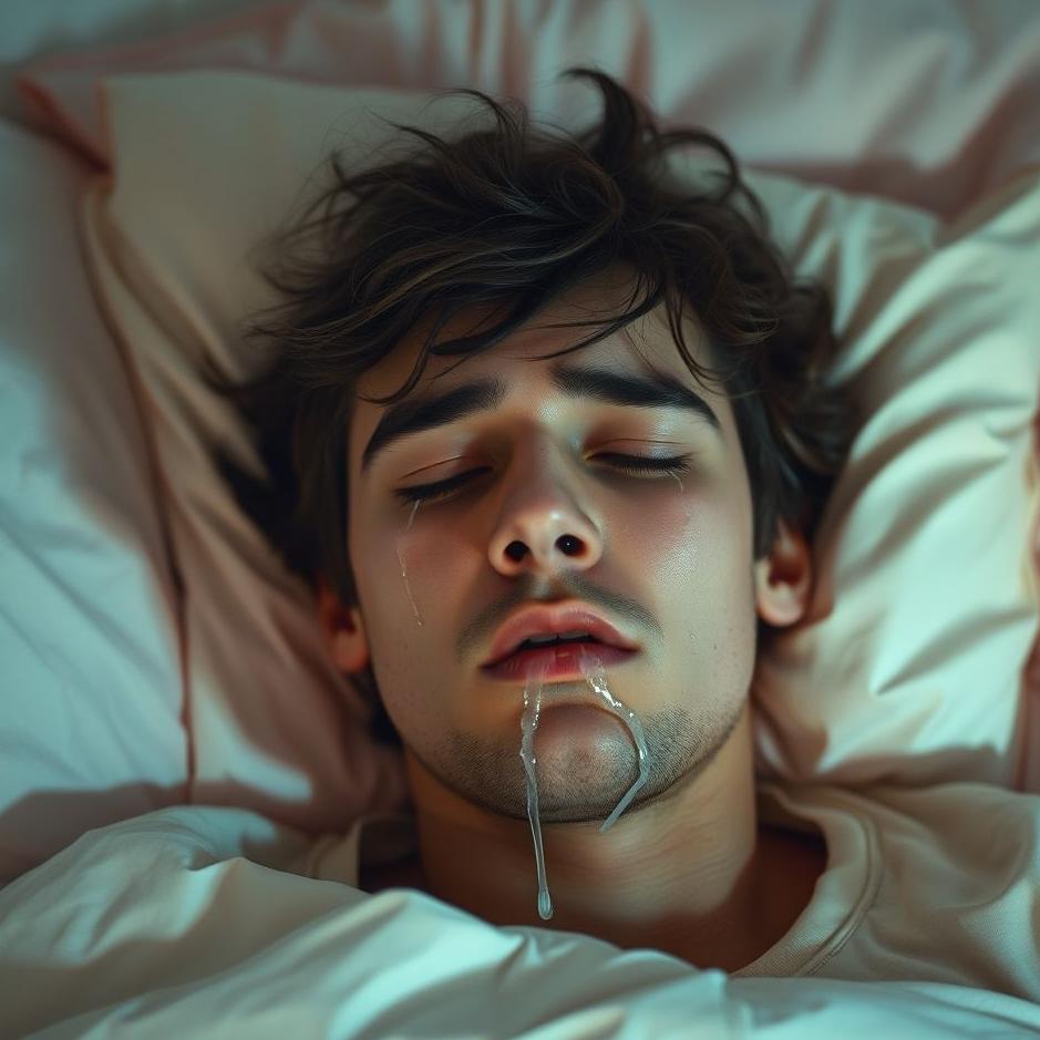 Dream : Crying while drooling in a dream