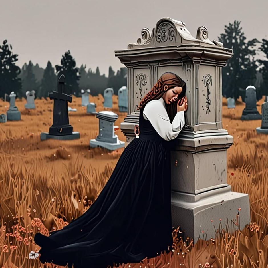Dream : Crying while hugging a grave in a dream