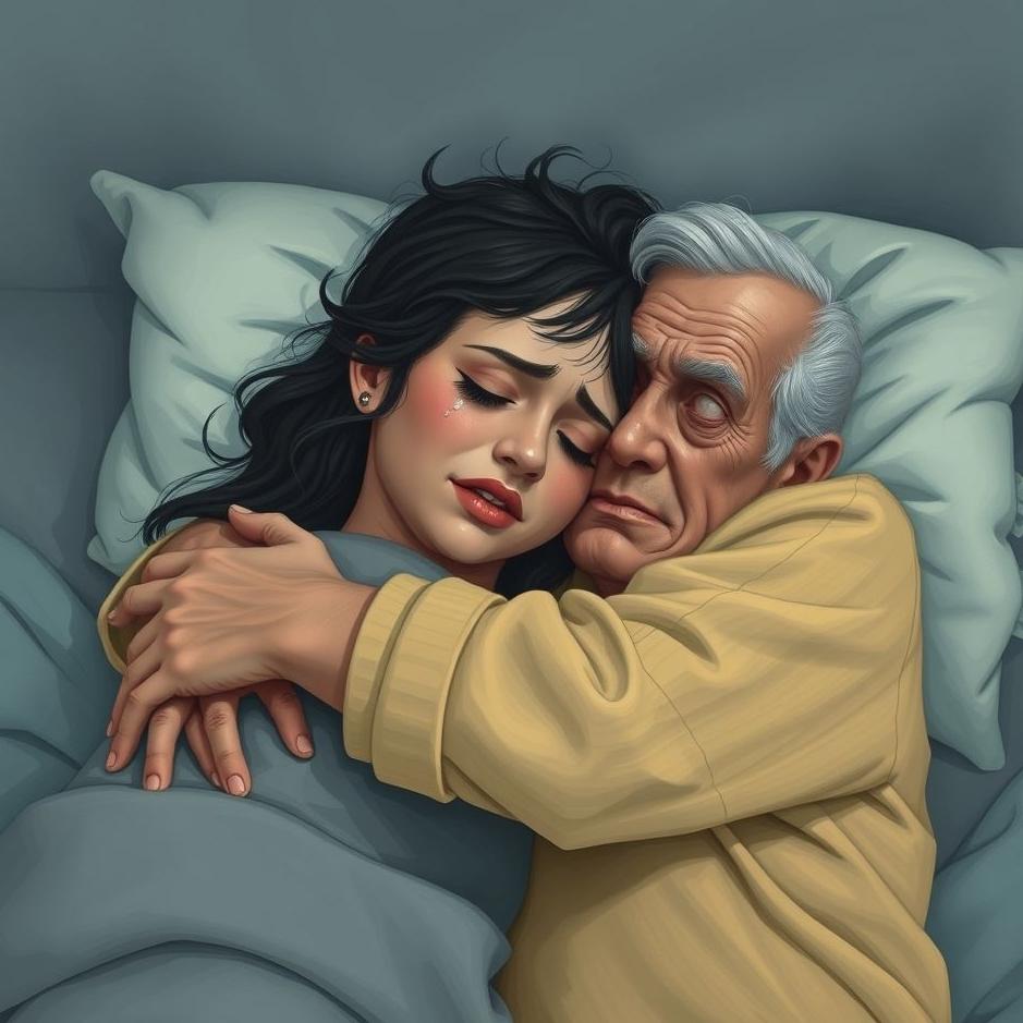 Dream : Crying while hugging an old friend in a dream