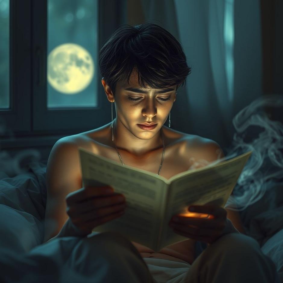 Dream : Crying while reading a letter in a dream