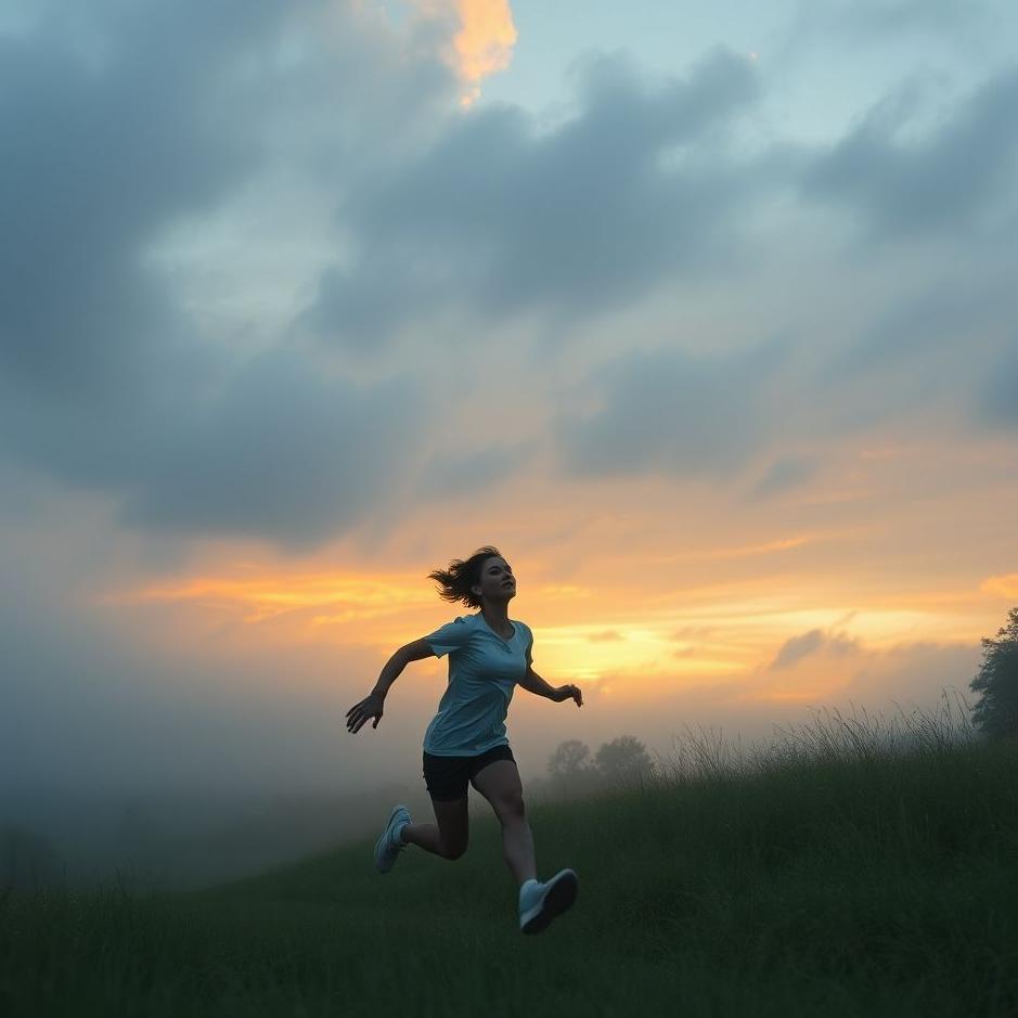 Dream : Crying while running in a dream