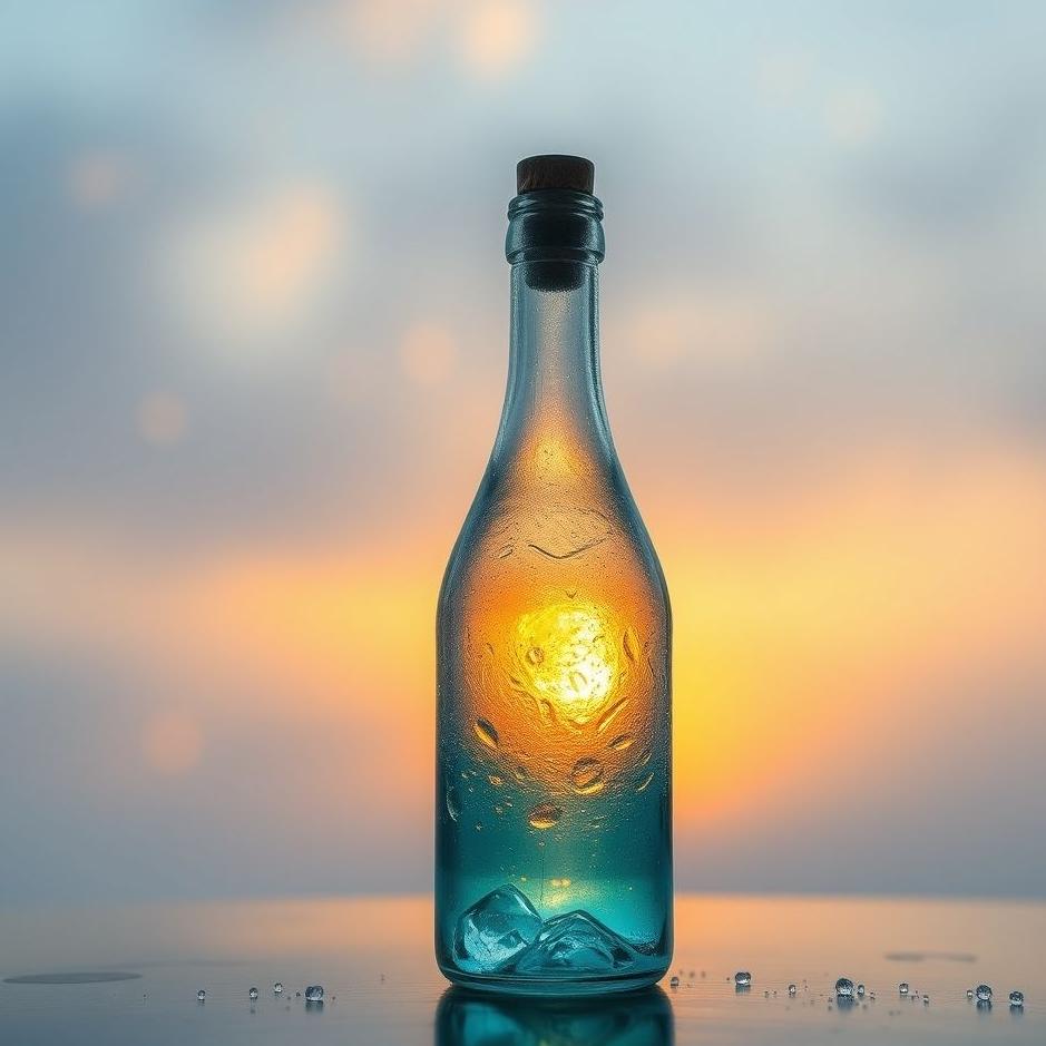 Dream : Crystal bottle in a dream