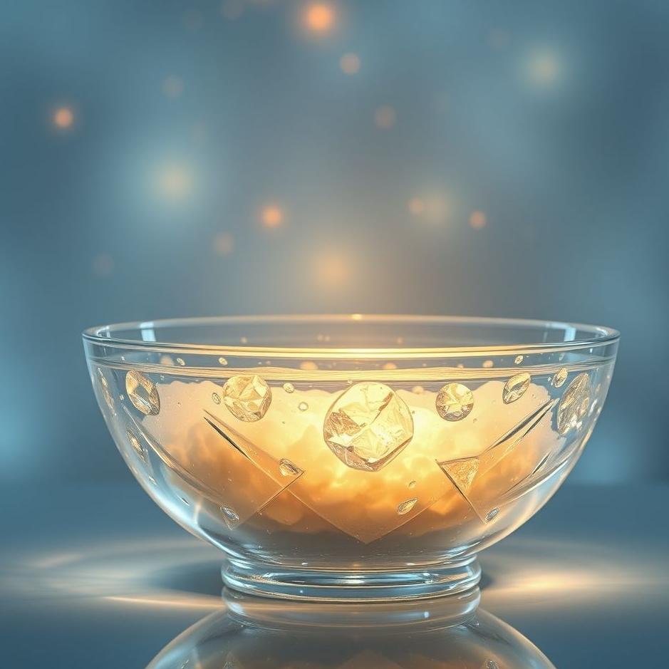 Dream : Crystal bowl in a dream