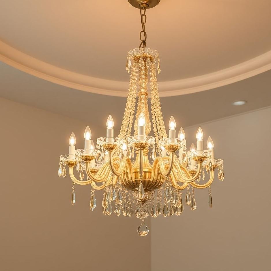 Dream : Crystal chandelier in a dream