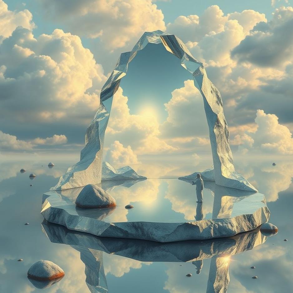 Dream : Crystal mirror in a dream