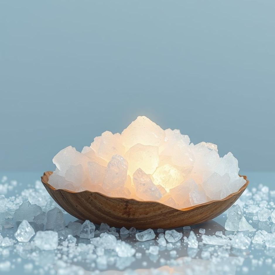 Dream : Crystal salt in a dream