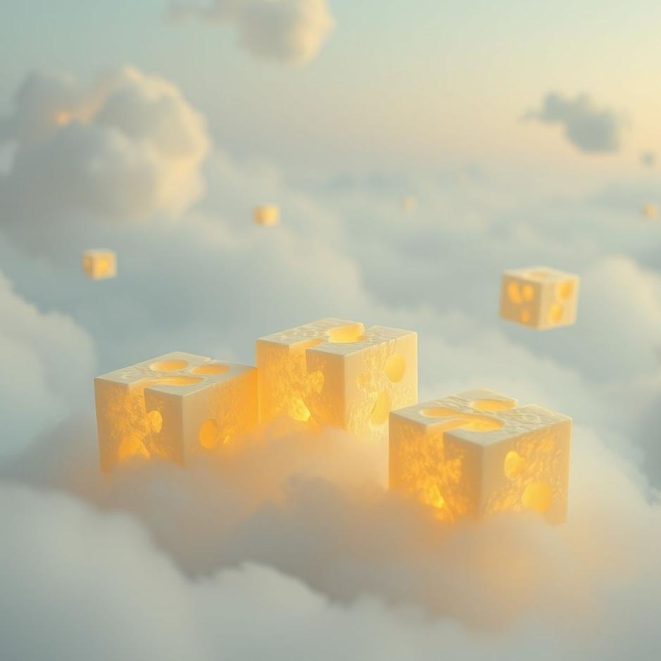 Dream : Cubes of cheese in a dream