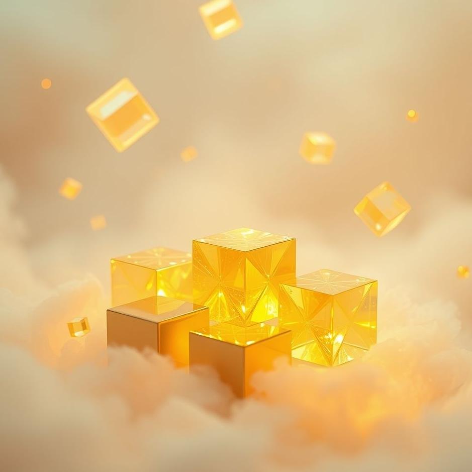 Dream : Cubes of gold in a dream